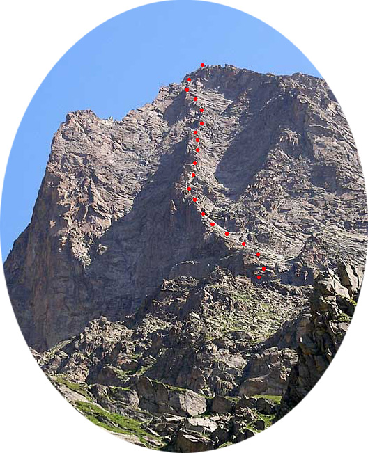 Becco di Valsoera via Leonessa Tron Becco di Valsoera via Leonessa Tron